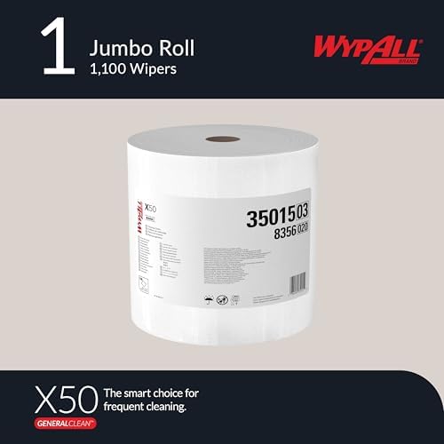 GeneralClean X50 Cleaning Cloths, Jumbo Roll, 1100 Towels (35015)