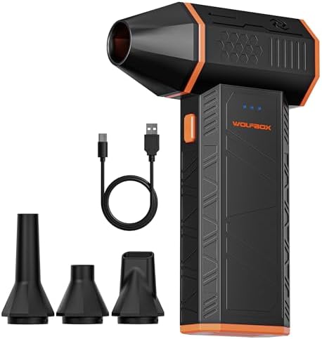 MegaFlow 50 Compressed Air Duster, 110,000 RPM, 3-Gear Adjustable