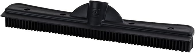 FURemover Pet Hair Removal Rubber Broom, 12" Broom Head