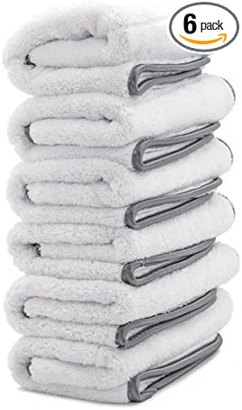 Adam's Polishes Double Soft Microfiber Towel - Premium Quality Microfiber Polishing Towel with Scratch-Free Satin Edge -