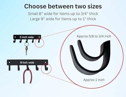 Bigfoot Key Rack Hanger - Small 6 inch