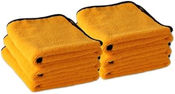Cobra Gold Plush Microfiber Towel | Soft, Lint-Free Towels for Detailing & Cleaning | Highly Absorbent | 16x24 Inches | 