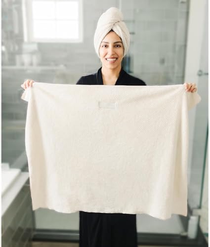2-Pack Large Microfiber Hair Towel Wraps for Women, 27 × 39 in