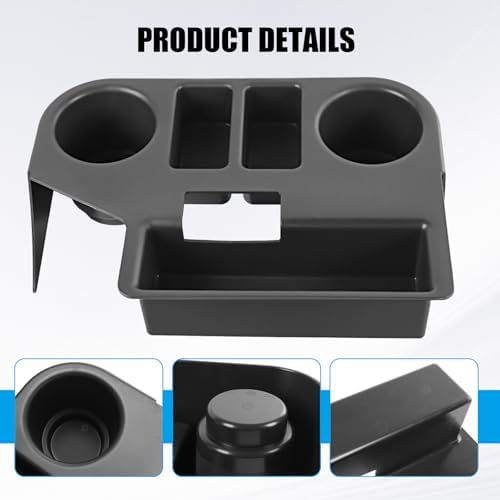 Center Console Armrest Cup Holder Compatible with 1994-1997 Dodge Ram 1500