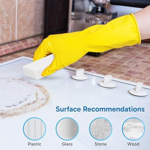 Extra Large Magic Sponge Eraser (20 Pack) - Long Lasting Cleaning Pads