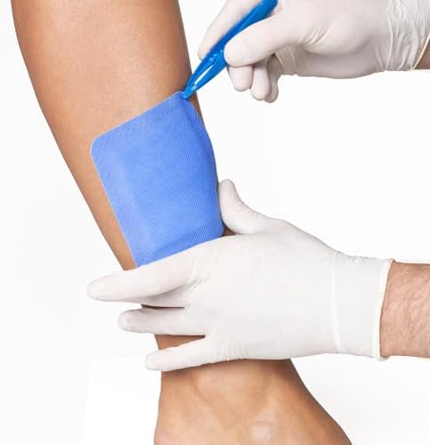 Super Absorber Dressing, 4"x4" (Pack of 10), Wound Care, Ultimate Absorption, Holds Extra Volumes of Exudate, Less Frequent Dressing Changes, Reduces Damage Risk & Maceration