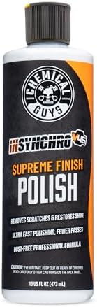 InSynchro V45 Medium Cut Car Polish for Paint Defects, 16 oz