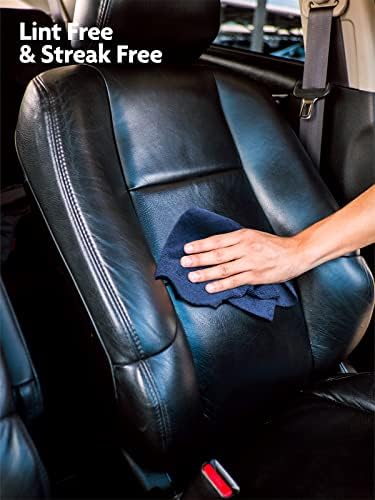 Microfiber Cleaning Cloth Roll-75 Sheets, 12"x12" (Navy Blue)
