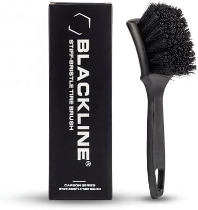 Stiff Bristle Tire Brush - Heavy-Duty Deep Clean for Tires & Mats