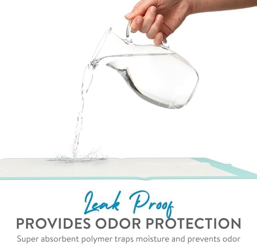Super Absorbent Disposable Bed Pads for Chronic Incontinence Ultra Thick and Absorbent Bed Pads Disposable Adult | Pee Pads for Adults (36" X 36" Pack of 50) XX Large