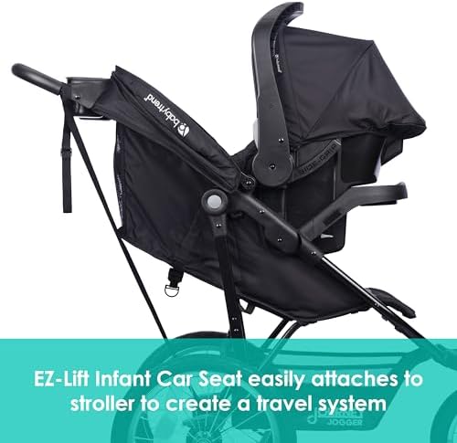 Journey Jogger Travel System with EZ-Lift Infant Car Seat, Stellar Black