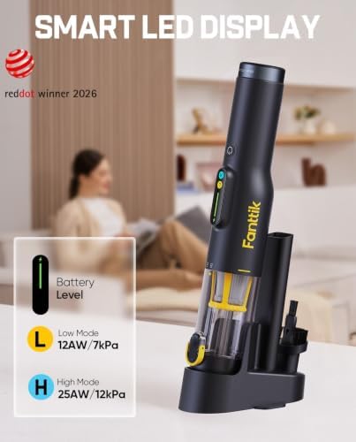 Slim V10 Lite Handheld Vacuum, All-in-One Base, 0.98lb Lightweight