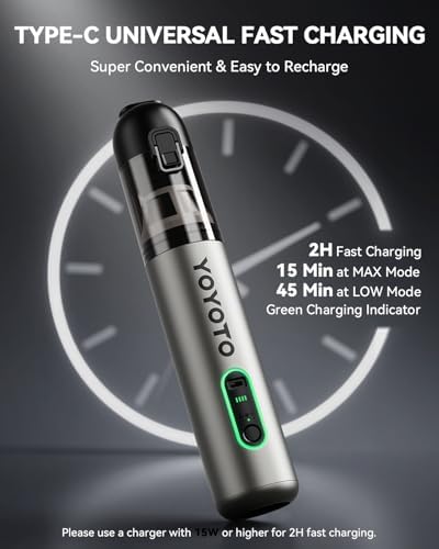 Car Vacuum Rechargeable 21000Pa Powerful Suction Handheld Vacuum Cordless