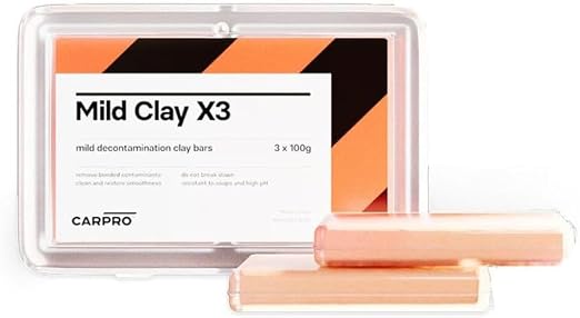 CARPRO Mild Car Clay Bar: Auto Detailing Magic Clay Bar Cleaner Car Wash Bars for Ceramic Coating Prep, Fiberglass, Chro