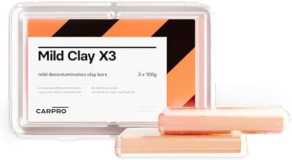 CARPRO Mild Car Clay Bar: Auto Detailing Magic Clay Bar Cleaner Car Wash Bars for Ceramic Coating Prep, Fiberglass, Chro