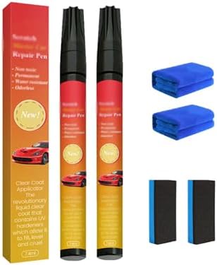 Magic Car Scratch Removal Pen – Instant Paint Repair & Shine, Car Paint Scratch Remover Pen, Weatherproof Touch Up Paint Pen (2pcs)