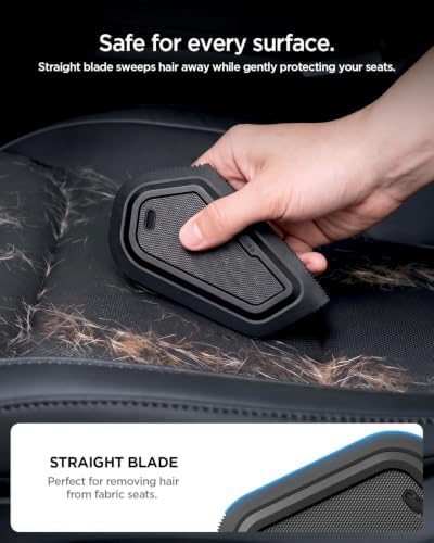 Pet Hair Remover for Car [Triple Blade] Dog & Cat Fur Reusable