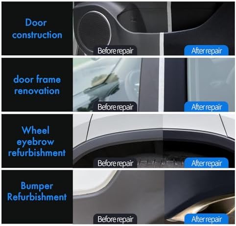 Plastic Restorer for Cars, Ceramic Coating Black Trim Restoration