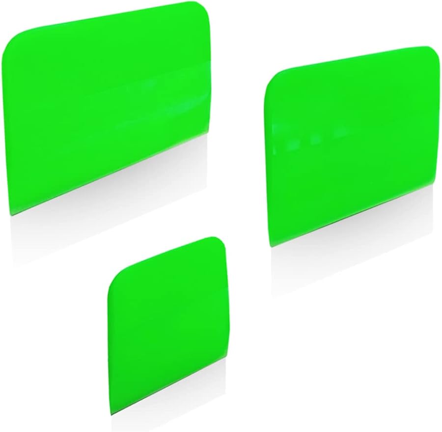 New Green Squeegee TPU PPF Oxford Scraper for Car Clothing Transparent Film Vinyl Wrapping Paint Protective Film Tools (Green)