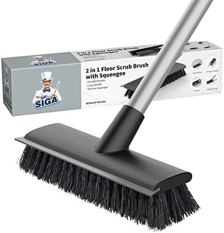 Floor Scrub Brush with Long Handle for Cleaning Cleaning Bathroom
