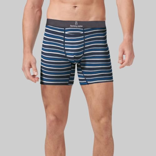 Tommy John Men's Second Skin 6" Mid-Length Boxer Brief Underwear