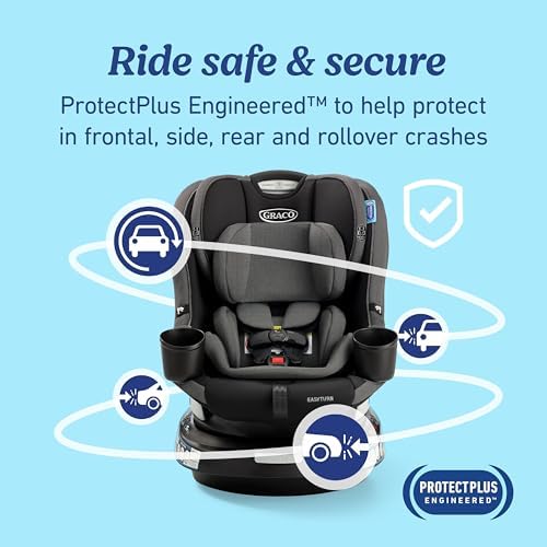 EasyTurn 360 2-in-1 Rotating Convertible Car Seat, Cyran