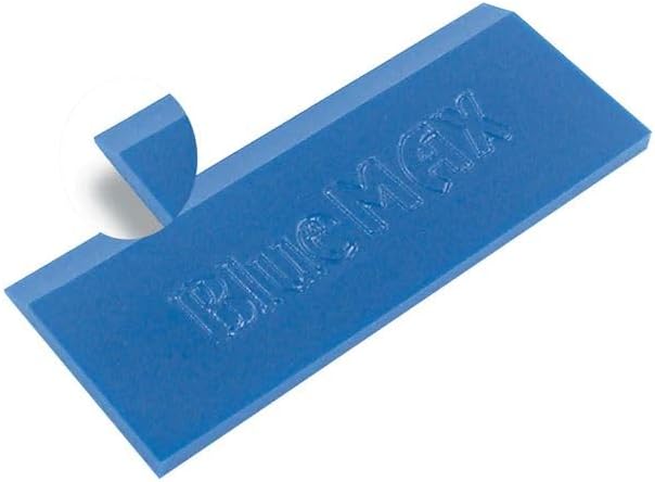 RockRose BlueMax Squeegee Replacement Blade - Professional Window Tinting Tool High Pressure Vinyl Wrap Applicator for Multi Handles Auto Detailing & Water Removal Blade Pack 4 Units