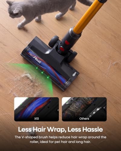 450W 45kPa Cordless Vacuum Cleaner, Lightweight for Daily Cleaning