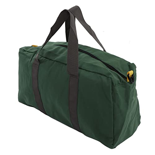 20 Inch Wide Mouth Tool Bag Large Capacity Tote Organizer for Carpenters Electricians Plumbers DIY Crafts Gardeners Port