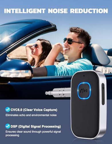 Bluetooth Receiver for Car, 3.5mm AUX Bluetooth Car Adapter