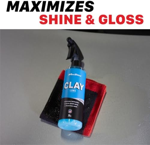 Clay Lube Spray 16oz | Synthetic Lubricant for Clay Bars & Pads | Quick Detailer with Pleasant Scent | Provides Smooth Glide & Surface Protection for Car Paint, Glass & Auto Detailing