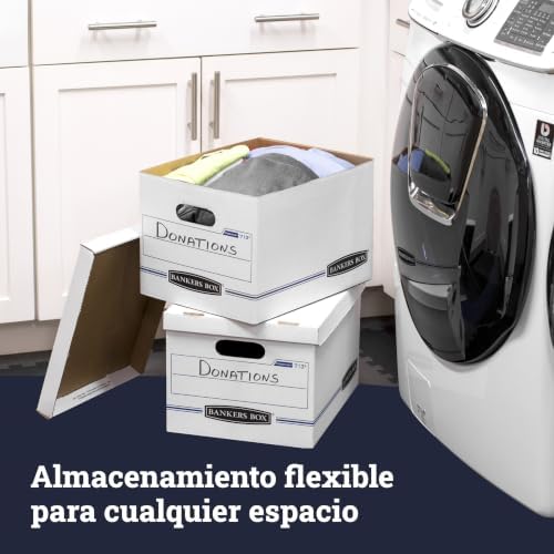 6-Pack Basic-Duty File Storage Box with Lid, Letter/Legal