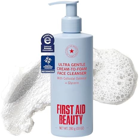 First Aid Beauty Ultra Gentle Cream-to-Foam Cleanser