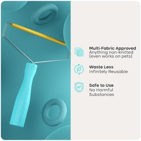 Pro Pet Hair Removal Tool - Multi-Fabric Edge, Carpet Rake