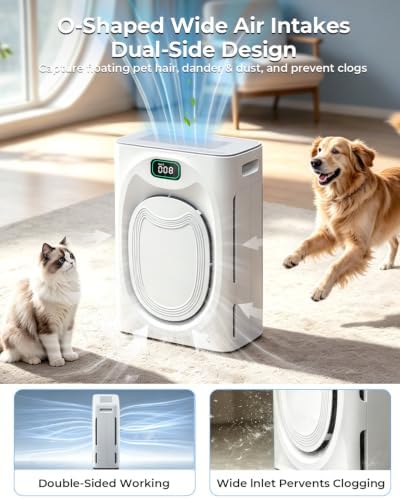 Pet Hair Air Purifier for Large Room Up to 2100 Ft²