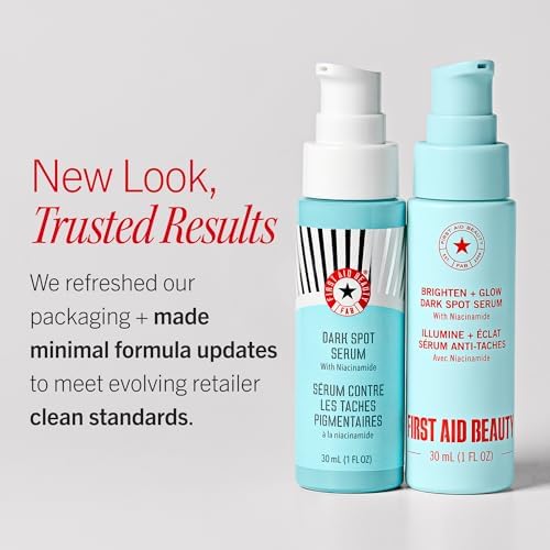 First Aid Beauty Brighten + Glow Dark Spot Serum with Niacinamide, 1 oz