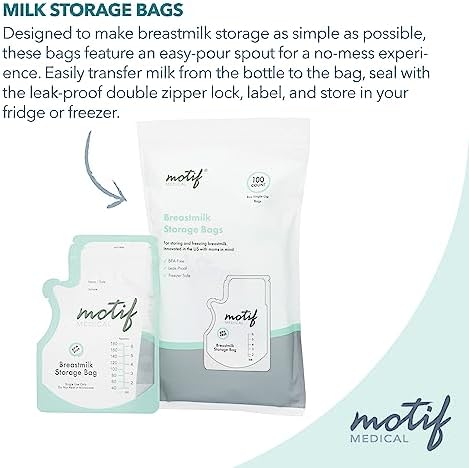 Breastmilk Storage Bags, 100 Count