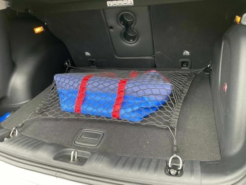 Rear Trunk Organizer Cargo Net for Jeep Renegade 2015-2025 – Floor Style Cargo Net for SUV – Premium Mesh Car Trunk Organizer Vehicle Carrier Storage – Compatible with Renegade
