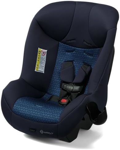 Smooth Ride Convertible Car Seat, 2-in-1 Rear & Forward Facing, 5-40 lbs, 30-50 lbs, Fits 3 Across, Slim Design, Latch, Machine-Washable, Travel-Ready, Crater Lake