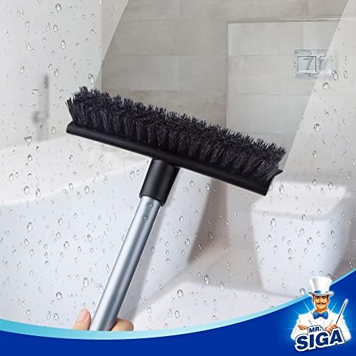 Floor Scrub Brush with Long Handle for Cleaning Cleaning Bathroom