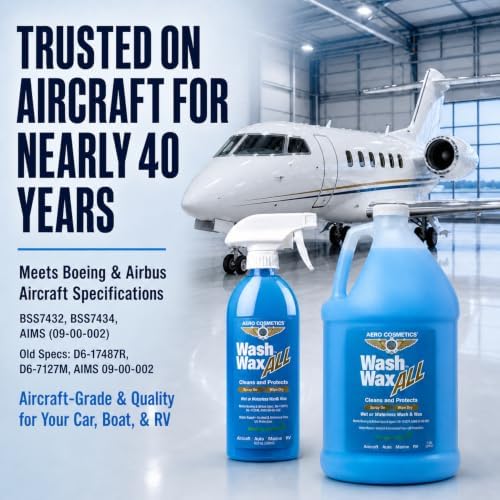 Wash Wax ALL Waterless Car Wash Kit RV Boat Spray Detailer