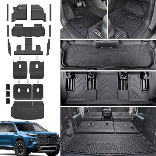 Floor Mats for Chevy Traverse & GMC Acadia 2024-2027 7 Seats