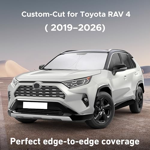 Windshield Sunshade Compatible for Toyota RAV4 2019-2024 2025 2026