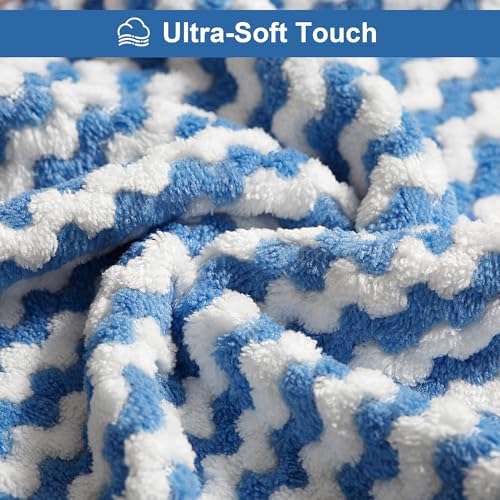 Microfiber Cleaning Cloth, 18 Piece Set, Small, Blue