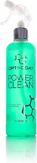 OPTI-COAT – Power Clean – Safely Clean All Automotive Surfaces; Utilizes Special Polymers and Emulsifiers; Tough on Dirt