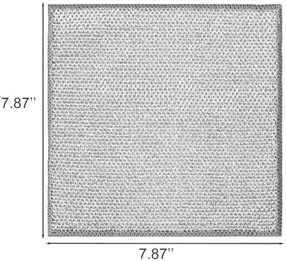 Double-Layer Steel Wire Cleaning Cloth - Non-Scratch Wire Dishcloth Rag Heavy Duty Scrub Pads Multi-Purpose Silver Mesh Scouring Pads for Dishes, Pots, Pans (20PCS)
