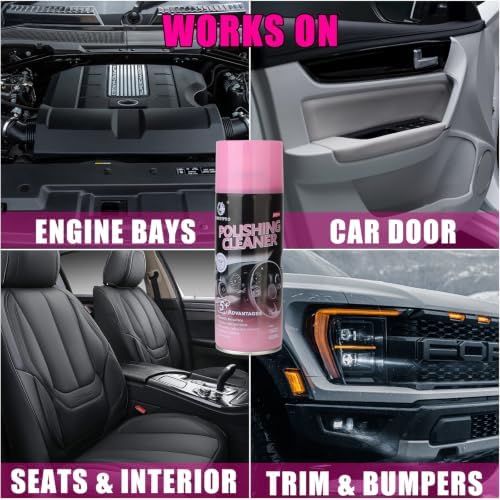Interior Car Cleaner & Polishing Detailer Spray, 3x15 Oz