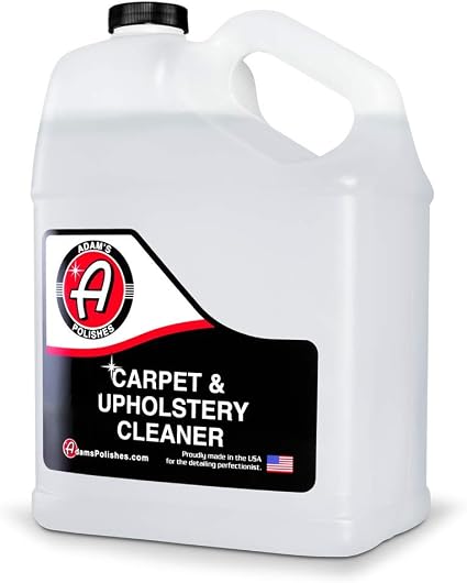 Adam's Polishes Carpet & Upholstery Cleaner - Powerful Car Carpet Cleaner for Auto Detailing, Fabric Interior Solution, 