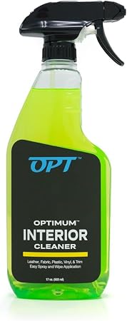 Optimum Interior Cleaner - Car Interior Cleaning and Detailing Spray - Safe on Leather, Upholstery, Interior Trim, Dash,