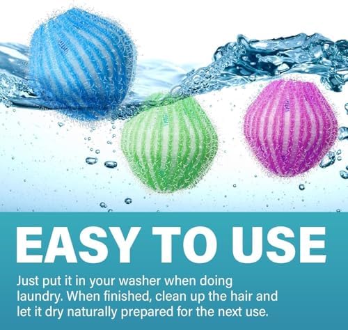 Pet Hair Remover for Laundry,Reusable Laundry Balls for Washer & Dryer
